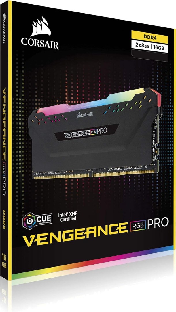 Corsair VENGEANCE RGB PRO 16GB 2x8GB DDR4 3600MHz C18 CMW16GX4M2C3600C18